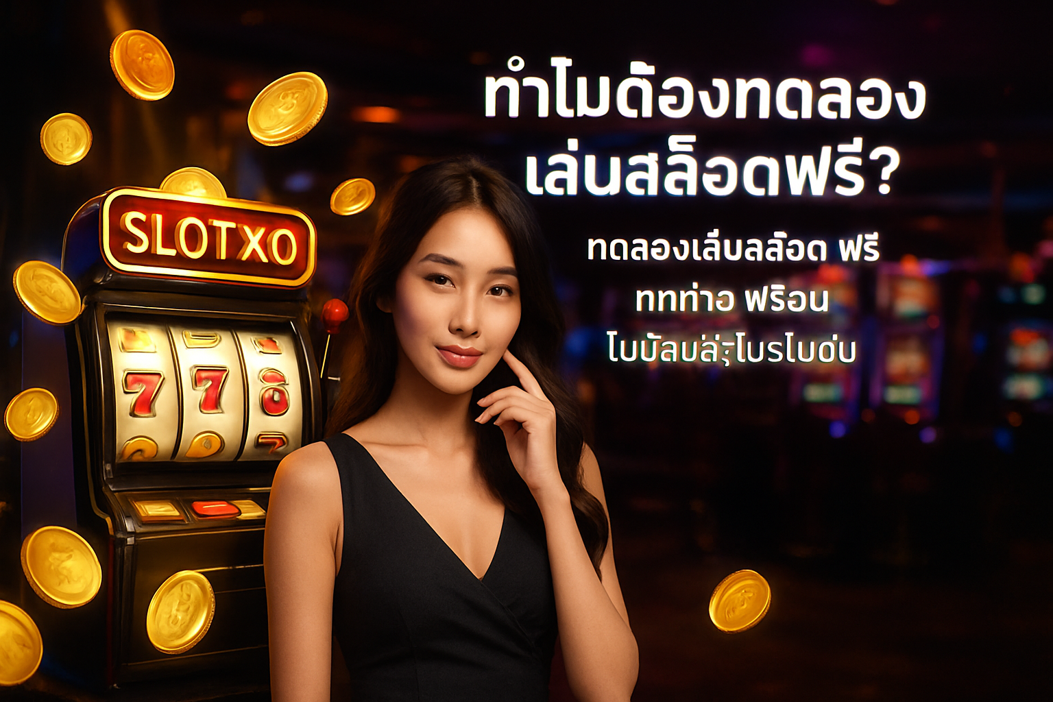 ภาพประกอบหัวข้อ ทำไมต้องทดลองเล่นสล็อตฟรี?