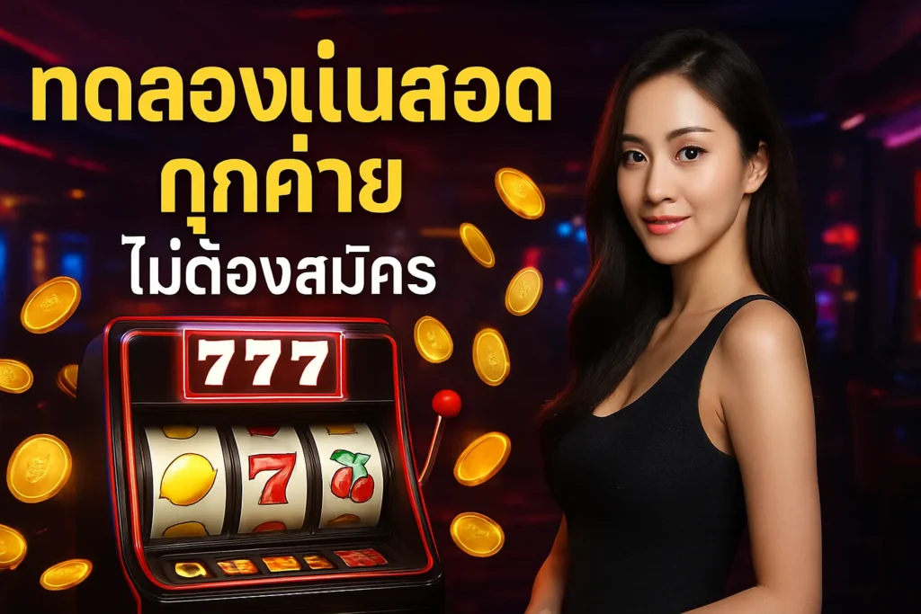 ภาพประกอบหัวข้อ ทดลองเล่นสล็อตทุกค่าย ไม่ต้องสมัคร เล่นฟรีได้ทุกเกม — ทดลองเล่นสล็อตทุกค่าย ไม่ต้องสมัคร