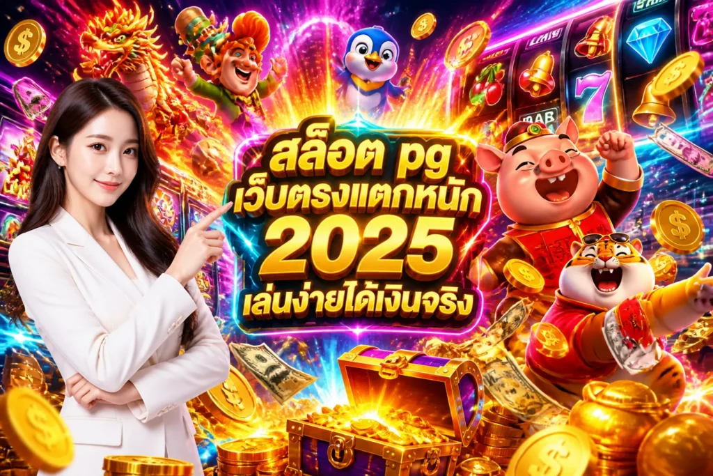 ภาพประกอบหัวข้อ สล็อต pg เว็บตรงแตกหนัก 2025 เล่นง่ายได้เงินจริง — สล็อต pg เว็บตรงแตกหนัก 2025