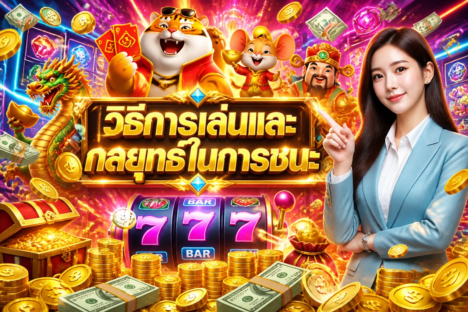 ภาพประกอบหัวข้อ วิธีการเล่นและกลยุทธ์ในการชนะ