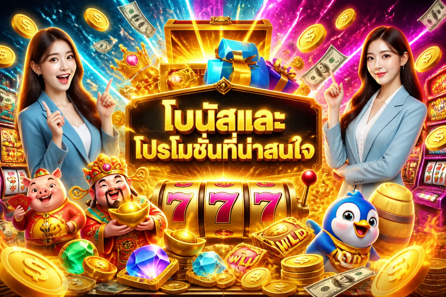 ภาพประกอบหัวข้อ โบนัสและโปรโมชั่นที่น่าสนใจ