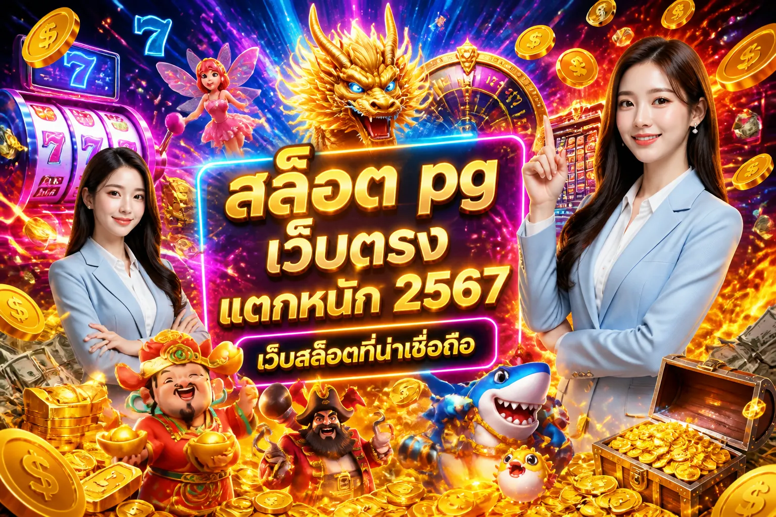 ภาพหน้าปกบทความ สล็อต pg เว็บตรง แตกหนัก 2567 เว็บสล็อตที่น่าเชื่อถือ