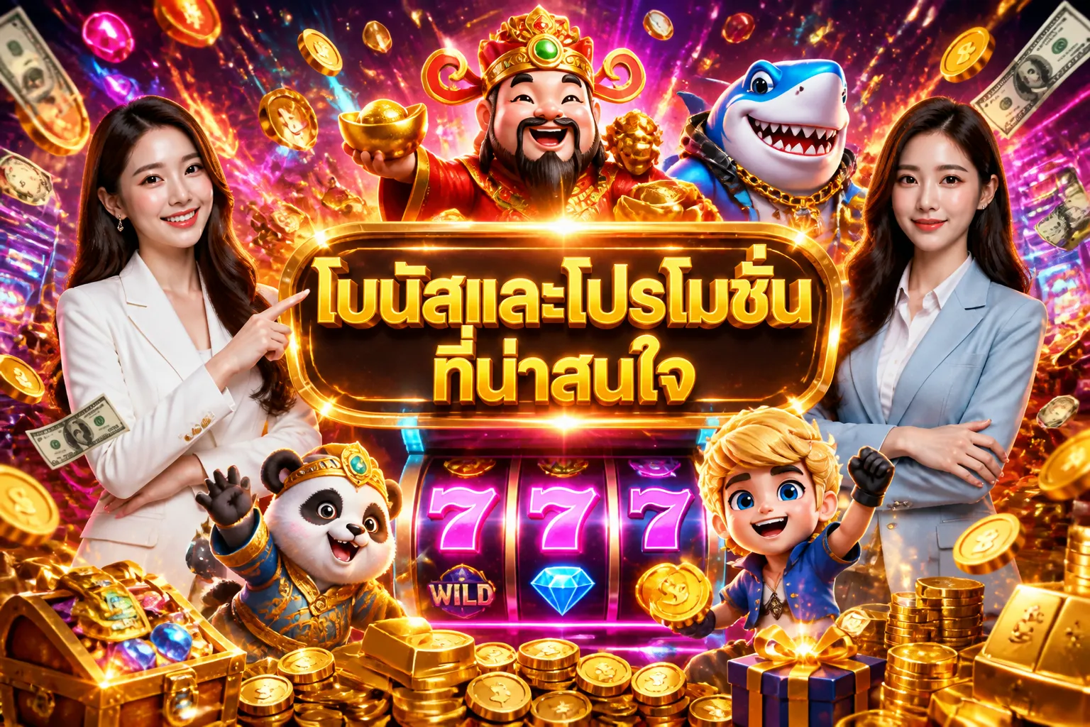 ภาพประกอบหัวข้อ โบนัสและโปรโมชั่นที่น่าสนใจ