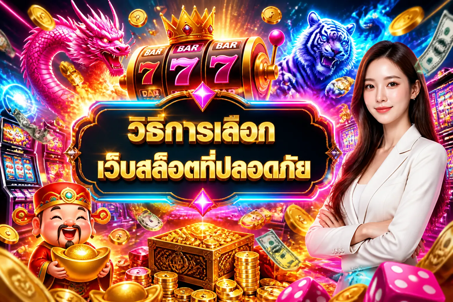 ภาพประกอบหัวข้อ วิธีการเลือกเว็บสล็อตที่ปลอดภัย