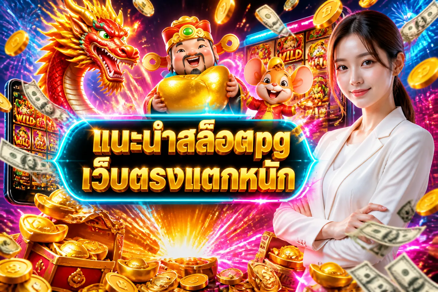 ภาพประกอบหัวข้อ แนะนำสล็อตpg เว็บตรงแตกหนัก