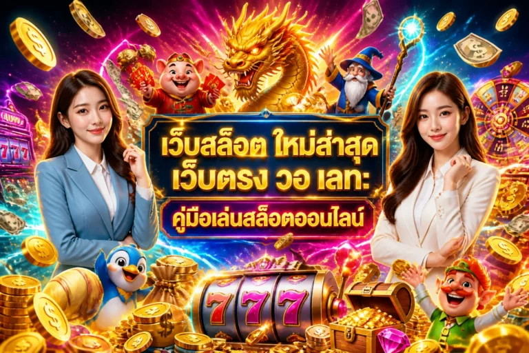 ภาพประกอบหัวข้อ เว็บสล็อต ใหม่ล่าสุด เว็บตรง วอ เลท: คู่มือเล่นสล็อตออนไลน์ — เว็บสล็อต ใหม่ล่าสุด เว็บตรง วอ เลท